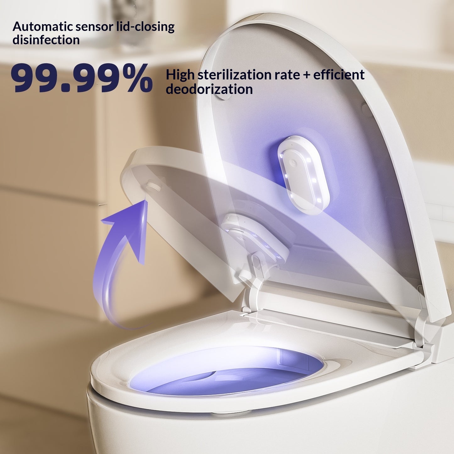 PureShield Pro UV Toilet Sterilizer — Kills 99.99% Bacteria Automatically