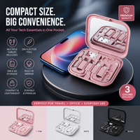 PocketDock™ 8-in-1 Travel Charging Kit
