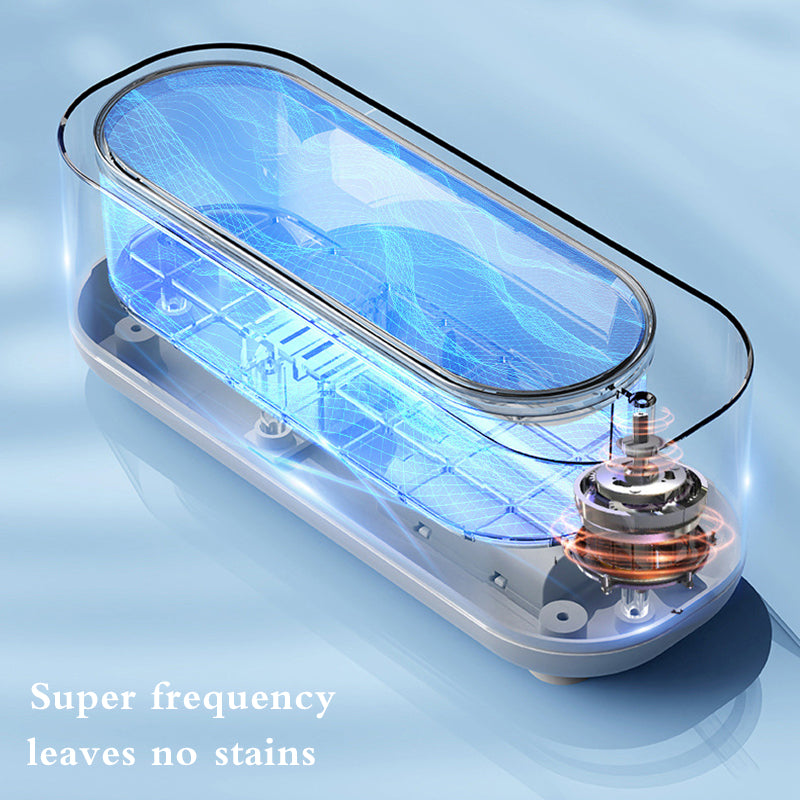 Portable Ultrasonic Cleaner — Deep Clean Glasses, Jewelry & Brushes